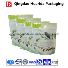 Custom Cat Food Zipper Plastic Bag / Pet Food Packaging Pouch